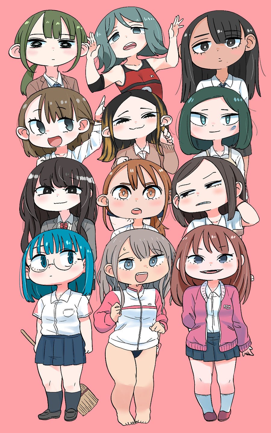 デフォルメガ〜ルズ 下着＆陰毛コレクションその3