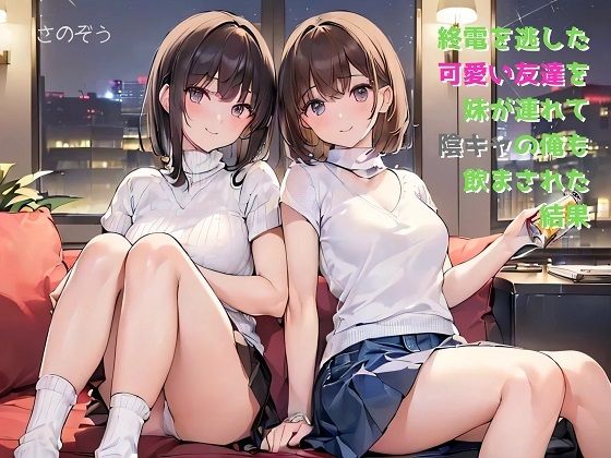【小説】終電を逃した可愛い友達を妹が連れて陰キャの俺も飲まされた結果