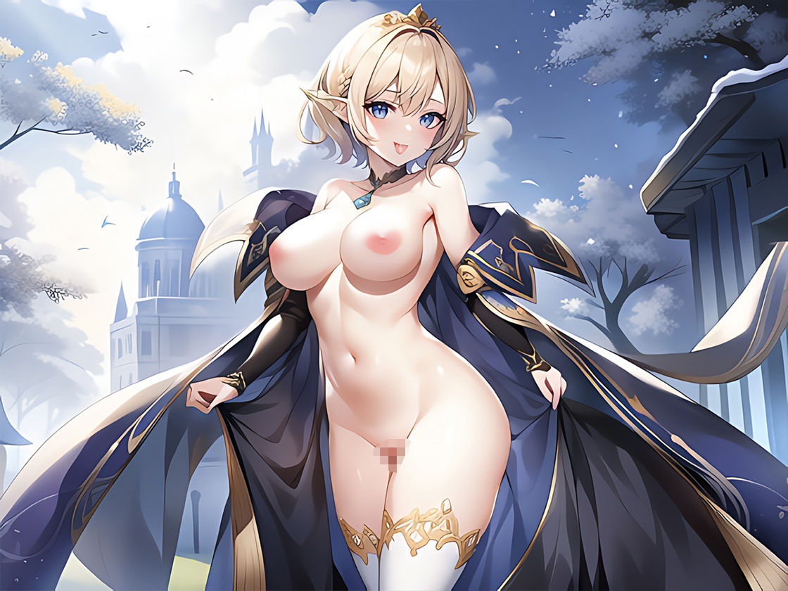チンカス狂い発情期で性欲MAX限界〇リエルフ姫の伽役として異世界召喚された俺!汚ちんぽ抜かれまくり!ぷにまんキツキツデカちんぽハメまくりでオホ声連続絶頂!