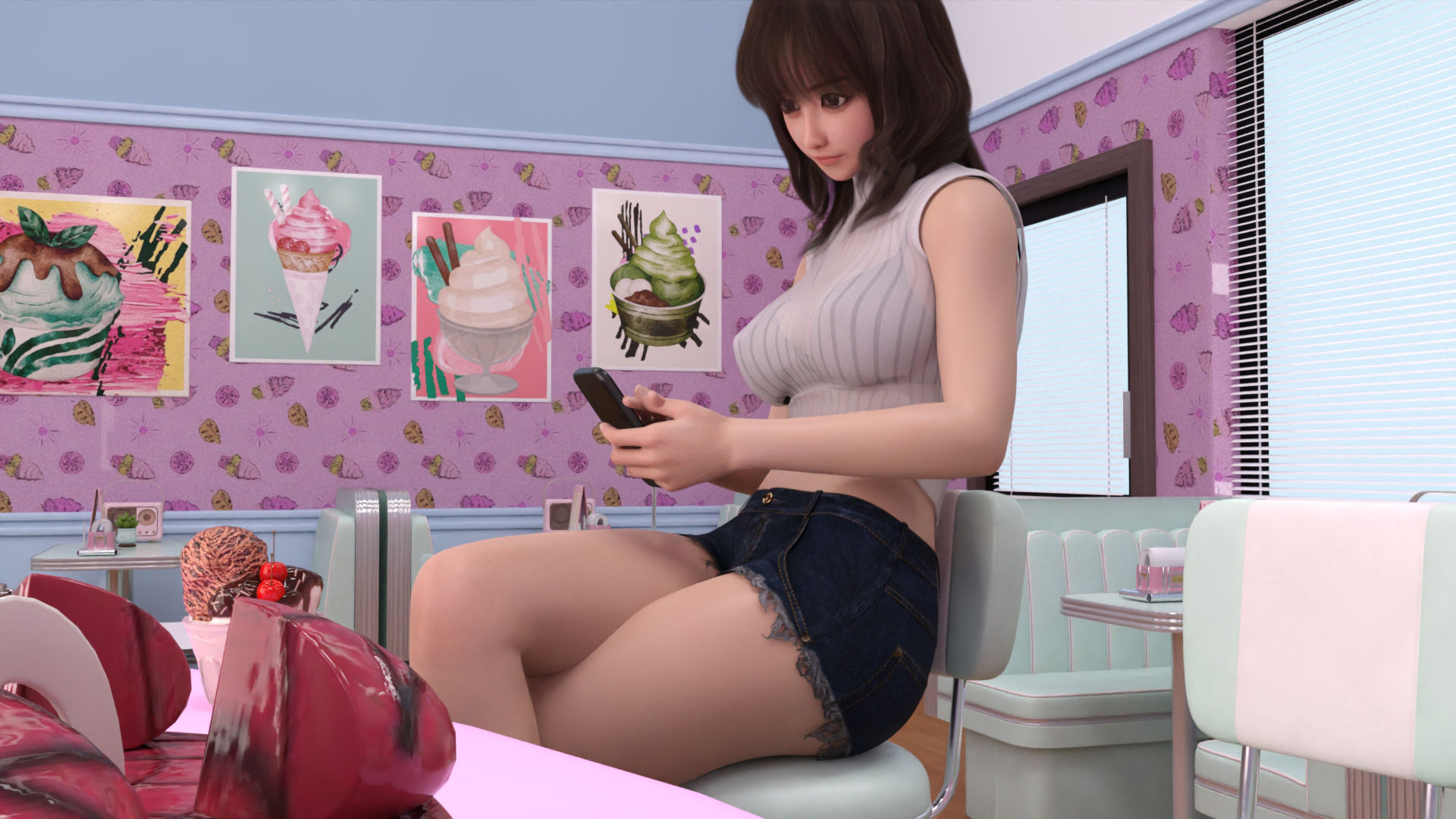 【△100♪100】肉便器巨乳学生小説を貪り読む東間加代子(あずまかよこ)ページ079〜097