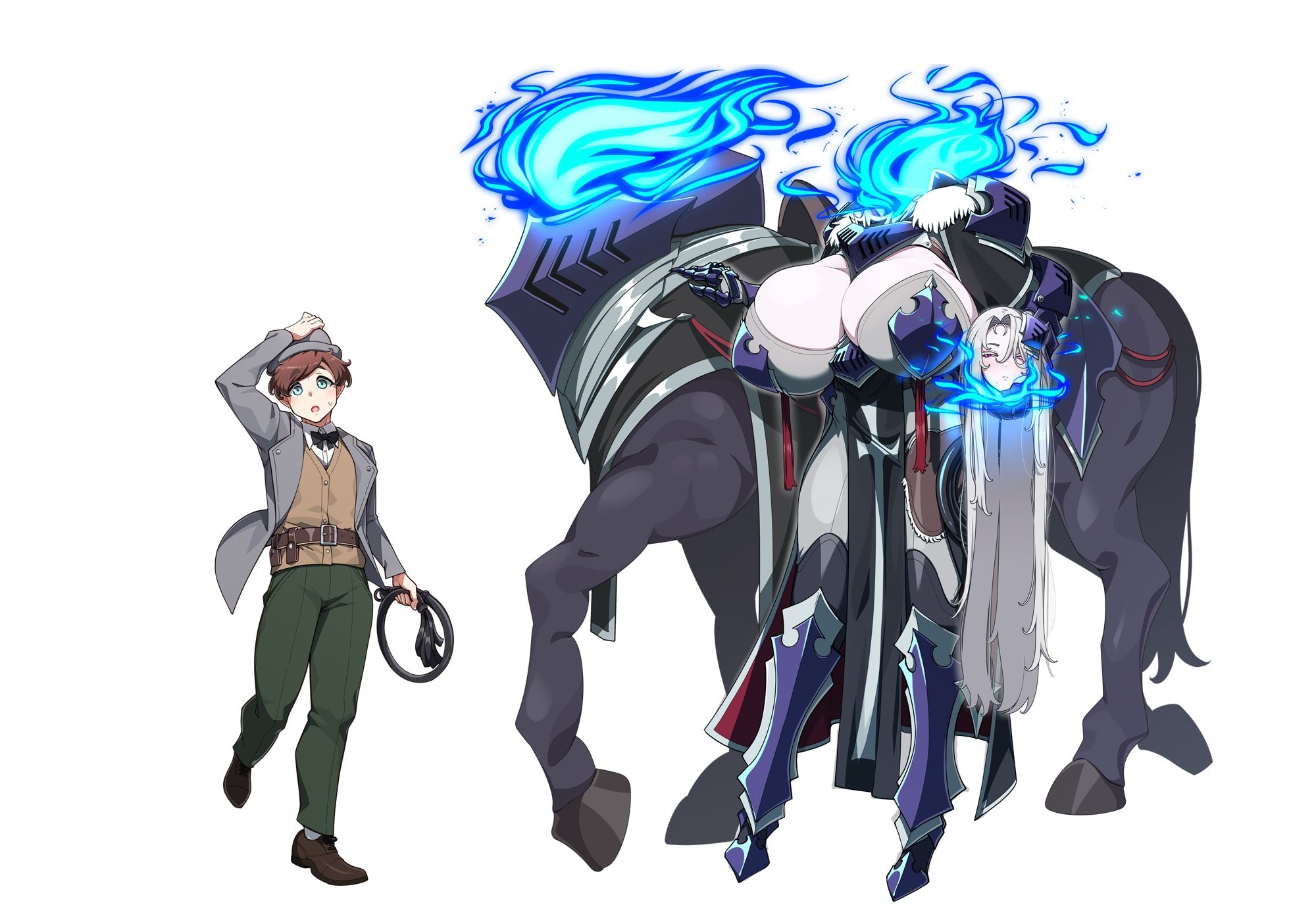 モンスター娘に襲われるASMR〜デュラハンのアイリー編〜 KU-100/フォーリーサウンド【ルート分岐あり】