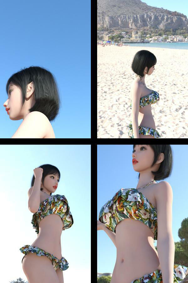 【chrl100】最強の着エロモデル『西陣郁奈(にしじんかな)』の水着写真集 Temptation-02