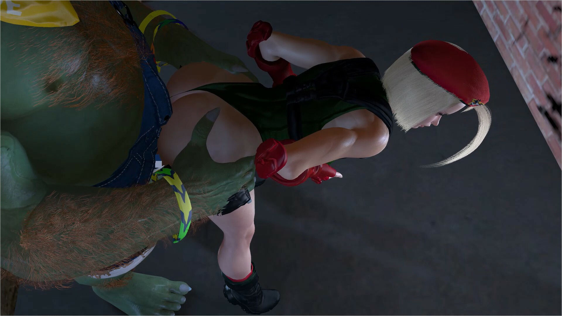 【ROMV100】SF6キャミンとブランコのストリートセックス「ブモーブモー!!(着衣!!)」