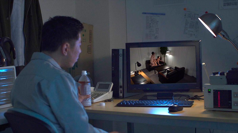 監視カメラに映った凄エロ痴女OL 渚みつき