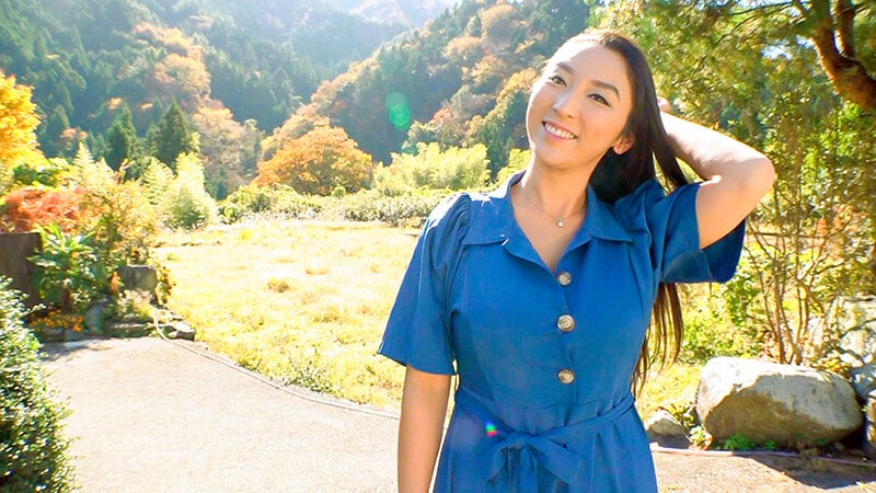 巨乳人妻温泉デート デカ乳輪Iカップ褐色肌デカ尻奥様真里32歳