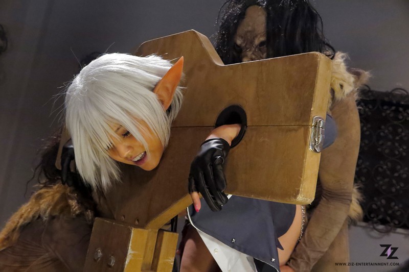 【実写版】虜囚市場～罠に嵌められたエルフの女将校～ 蓮実クレア みづなれい