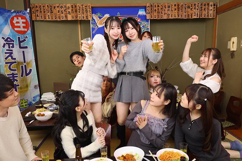 【VR】【8K VR】パコサー飲み会VR!! 居酒屋貸し切りでヤリヤリサワー飲んでハイパー乱交VR ~忘れられないサークル飲み会in 城南みずほ台大~