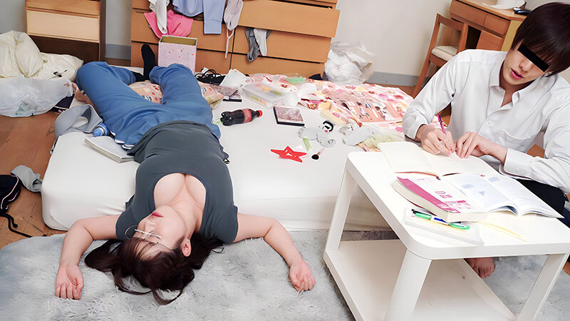クラスの爆乳喪女子の家に行って一緒にAV鑑賞 ~喪女の願望を叶えるSEXをさせられましたボク~