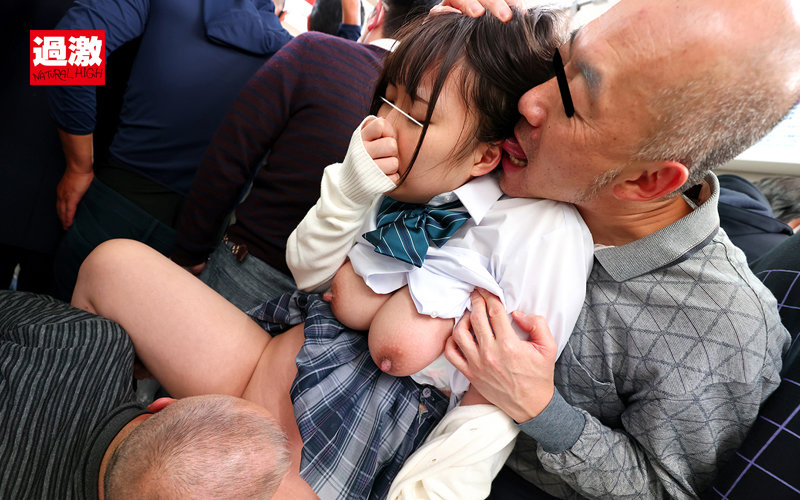 じぃさんの舐め廻し乳揉み痴●で感じてしまった巨乳女4