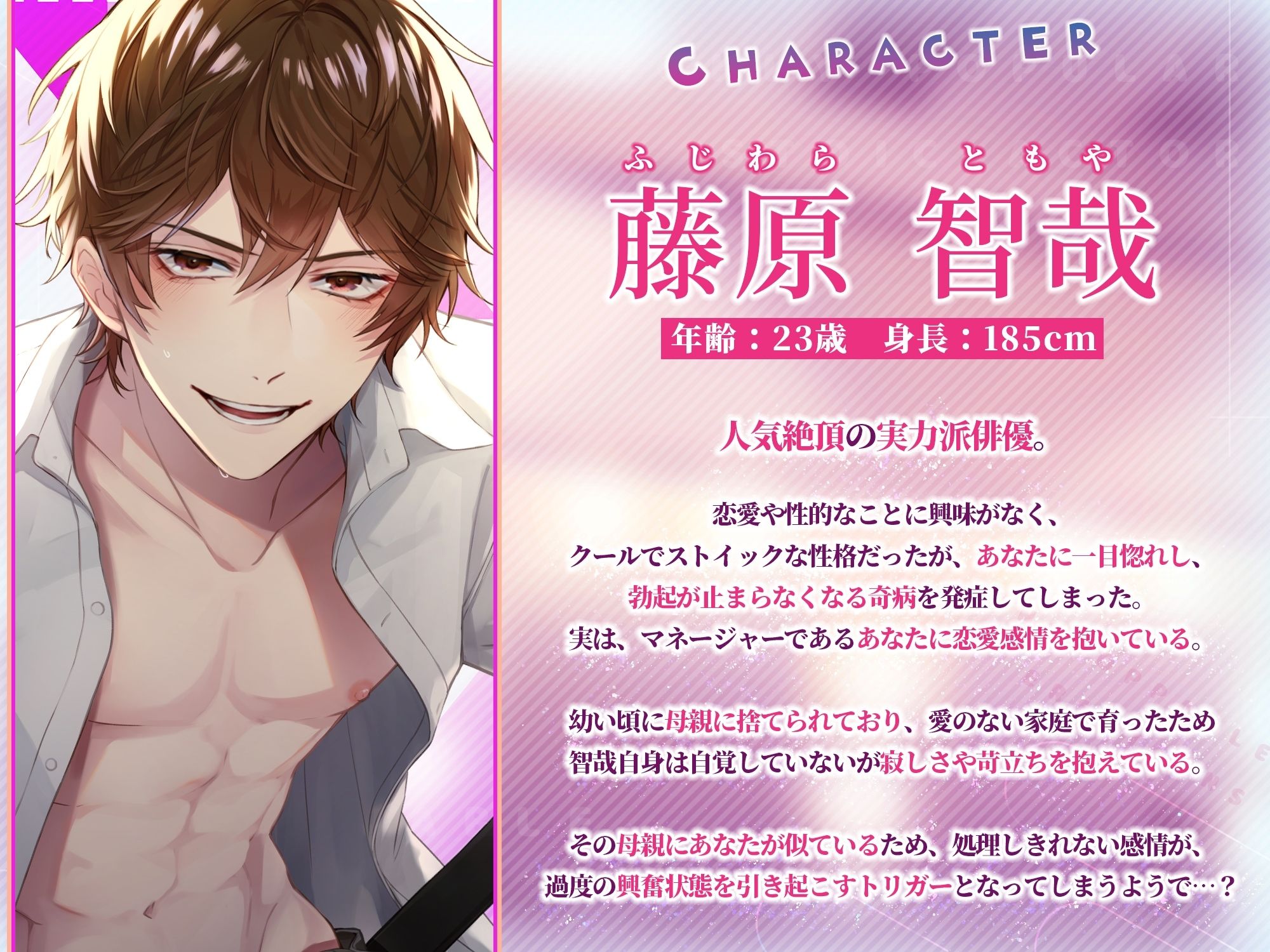 【KU100】人気絶頂ストイック俳優は勃起が止まらない!? 〜一目惚れからの性欲解放トロトロえっち!〜