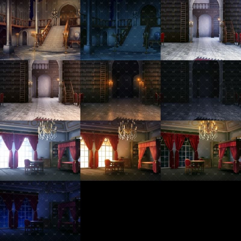 みにくる背景CG素材集『ファンタジー編』part06(BoostA)