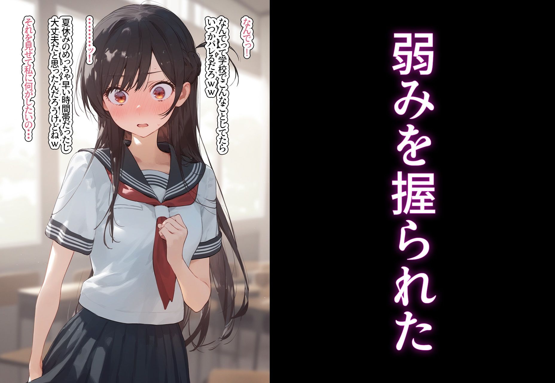 完堕ち!?寝取り物語〜弱みを握られたヒロイン達〜 水原◯鶴の場合