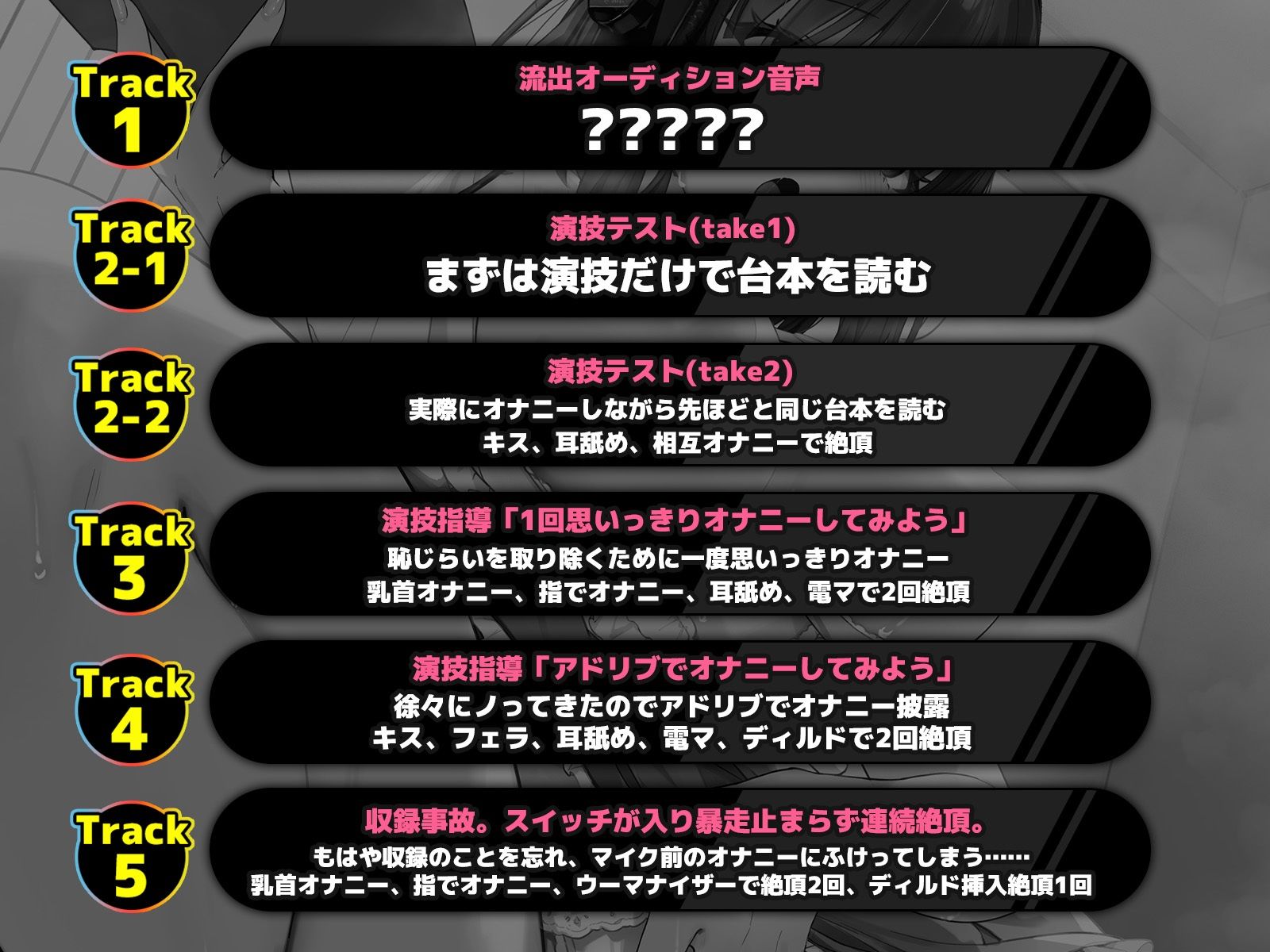 【流出】声優志望の女の子がオーディションだと騙されてえっちなボイス収録！？ 気づいたら’おまんこの音’まで録音されちゃいました。