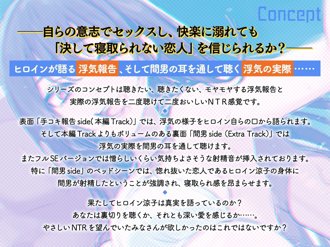 浮気報告するビッチな年上彼女はヘコヘコピストンを優しく受け止める 〜途中で射精したら報告終了!〜