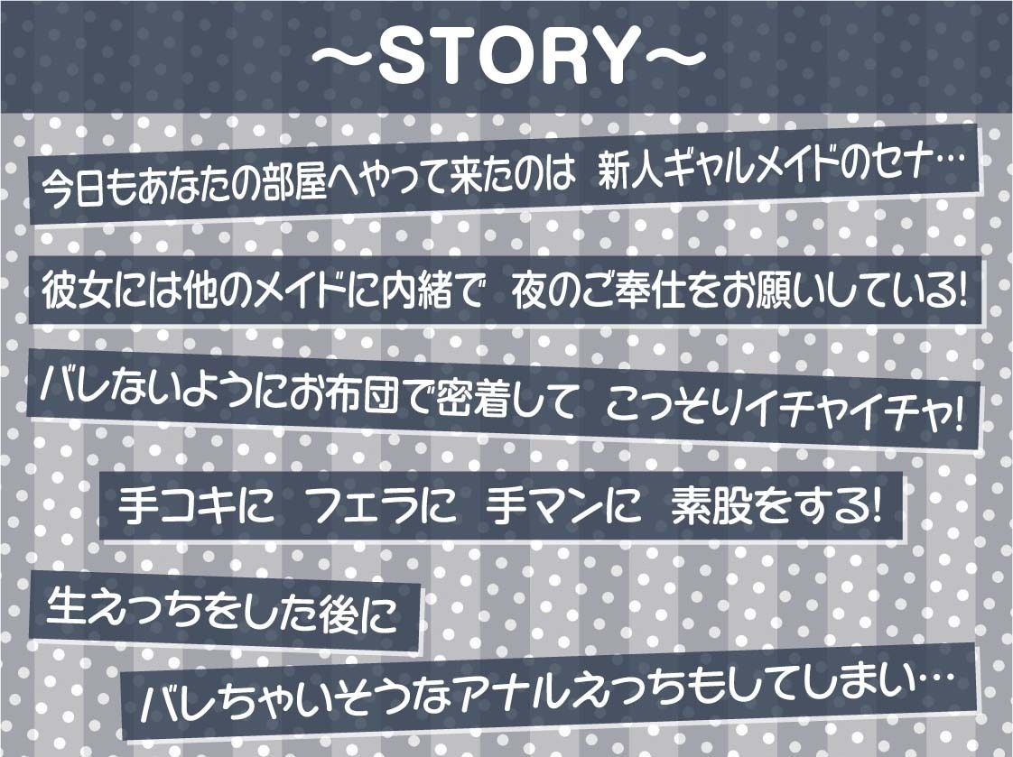 囁き超密着生メイド2〜オール無声囁き!布団を被ってこっそり生ハメ〜【フォーリーサウンド】