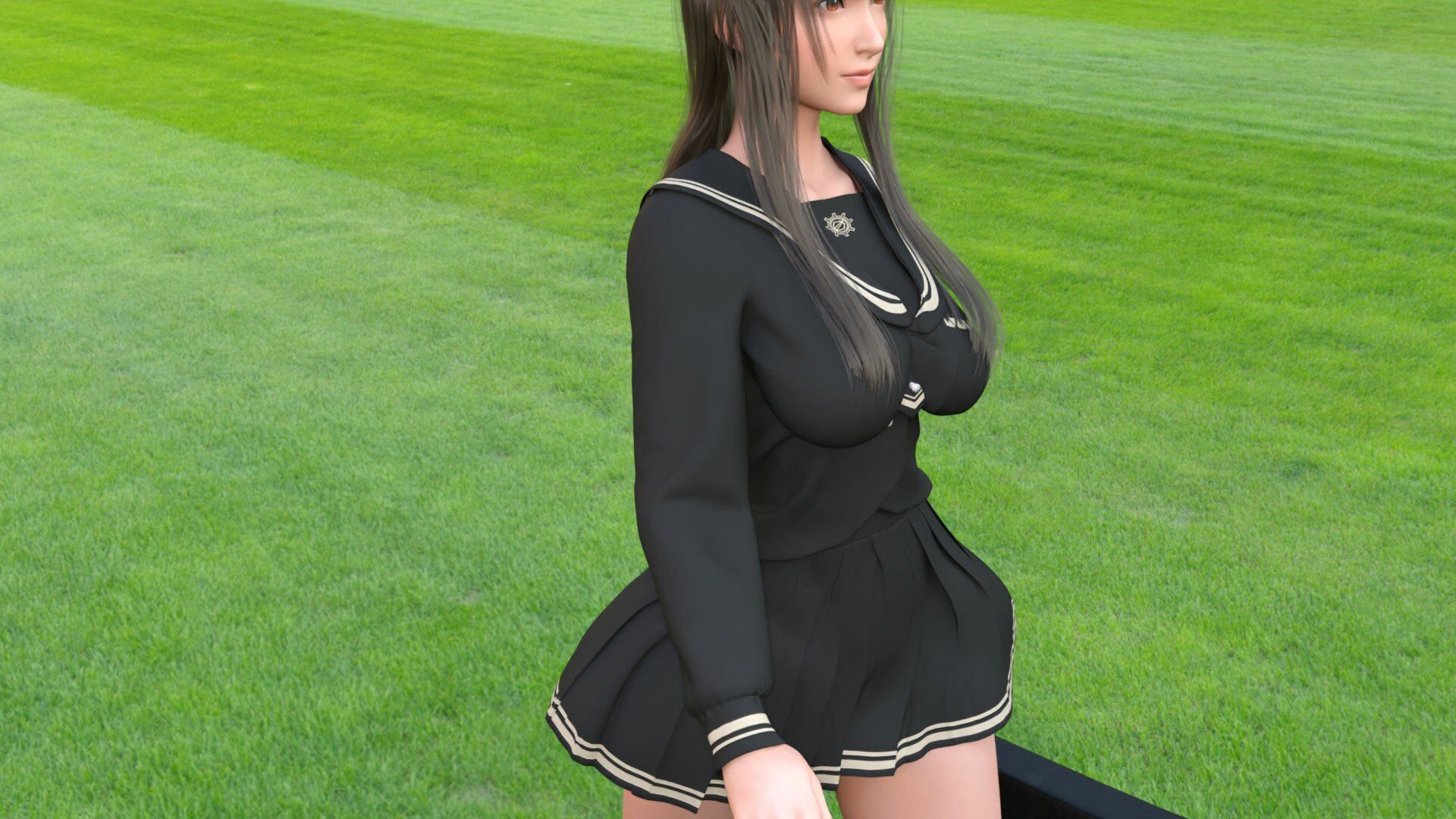 万能格闘美女「霧島愛唯(きりしまめい)」ウォーキング逆さ撮りパンチラ(PV02:純白Tバックパンティ)