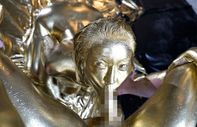【VR】金粉VR 完全主観で黄金の巨乳羽生ありさとSEX!