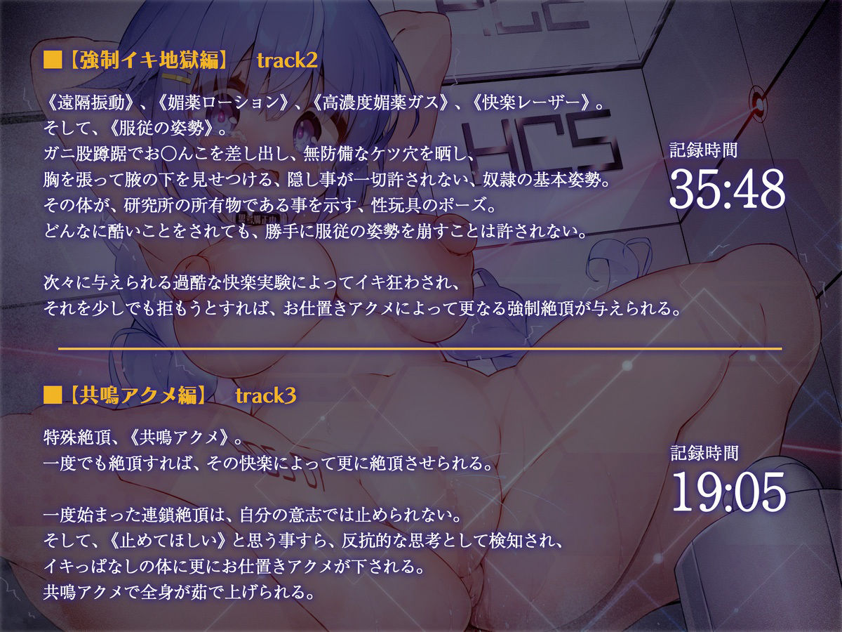 絶対服従プログラムI 被検体07 〜懲罰アクメ・思考矯正教育実験〜