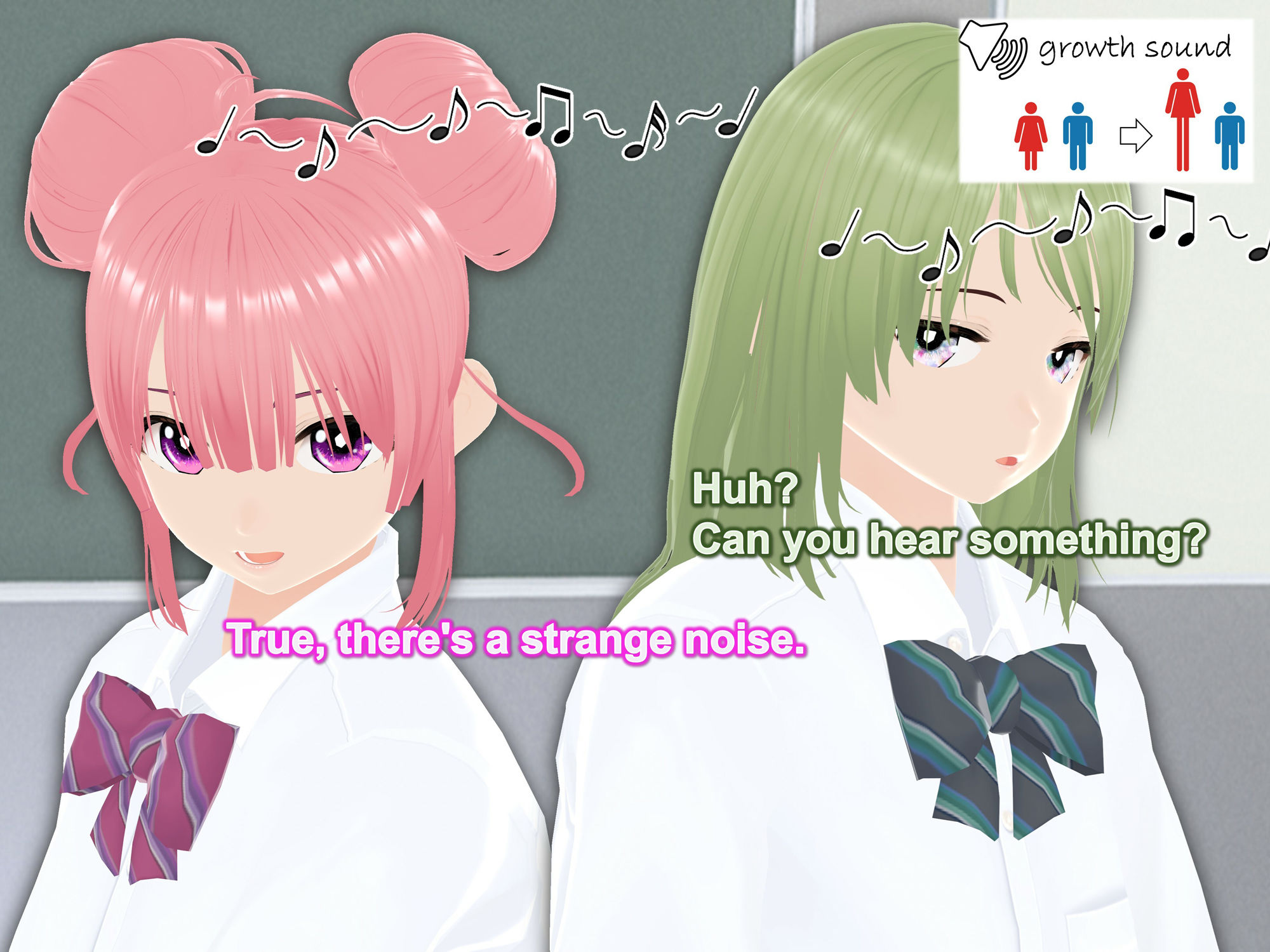 Outgrowing only girls， Overtake boys， Growth sound. Classmate Arc