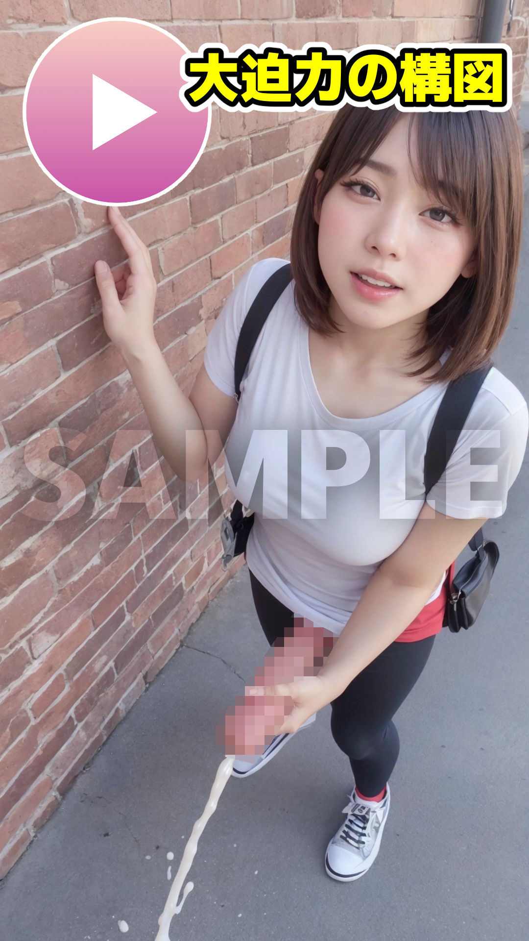 ふたなり変態露出射精100連発【写真集+イキ顔動画】