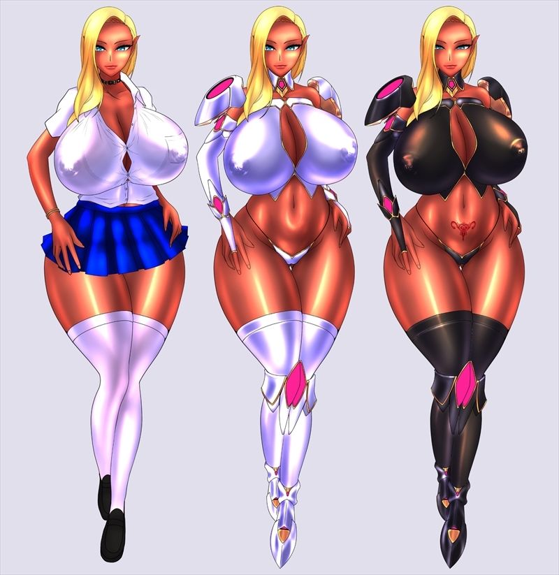 淫魔闘姫レオナ -爆乳ギャルのメス堕ち催●NTR-