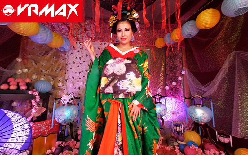 【VR】【HQ高画質】業界初主観離脱VR欲求不満女が謎の媚薬で幽体離脱!花魁憑依、若宮はずき