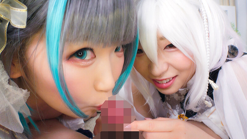 W爆乳コスプレイヤーの極上ハーレム3P肉欲昇天ファック!!