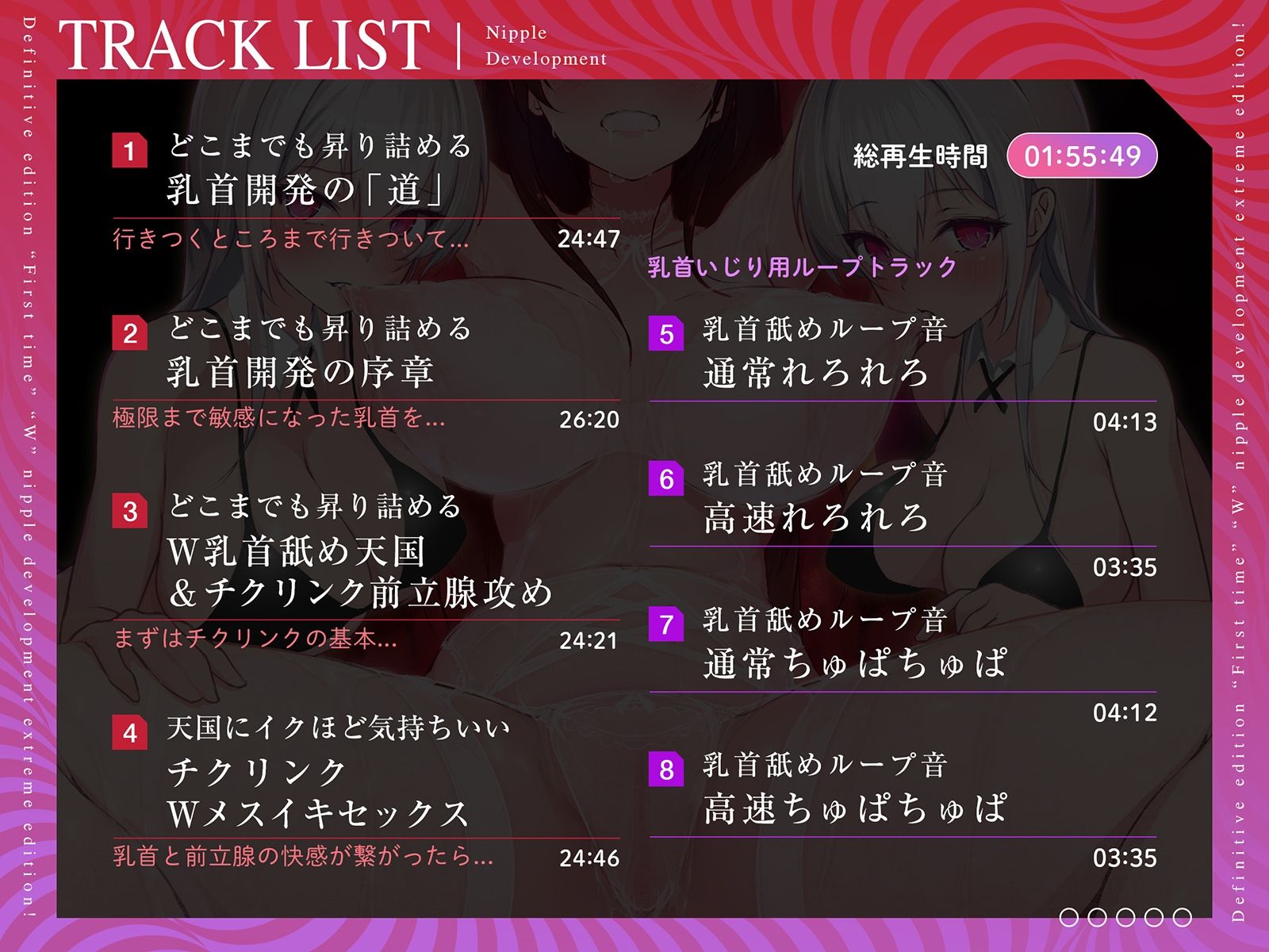 【危険取り扱い注意】四部作最終章!誰でも出来る!決定版「はじめての」「W」乳首開発極限編!【脳内麻薬出っぱなし!乳首中毒確定】