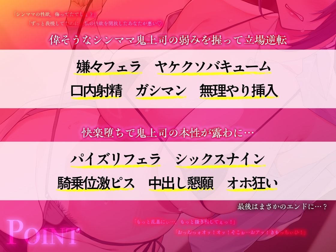 デリヘル呼んだらシンママ鬼上司がきた〜逆指導でバリキャリわからせ(オホイキ)屈服ゲスSEX〜