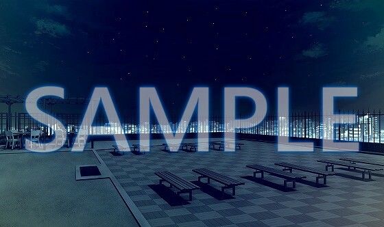 【背景素材】屋上(6175_bg06)【時間差分あり】