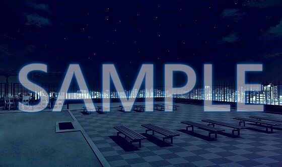 【背景素材】屋上(6175_bg06)【時間差分あり】