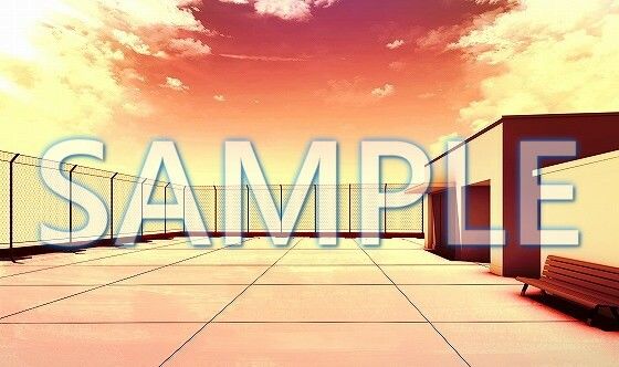 【背景素材】屋上(6199_bg05)【時間差分あり】