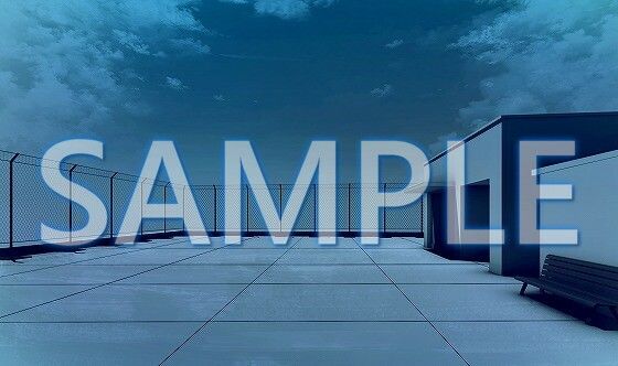 【背景素材】屋上(6199_bg05)【時間差分あり】