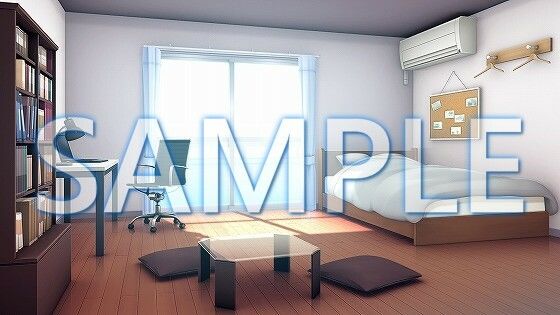 【背景素材】男の子の部屋(1385_bg01)【時間差分あり】