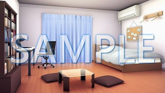 【背景素材】男の子の部屋(1385_bg01)【時間差分あり】