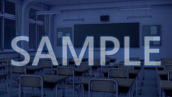 【背景素材】教室（1385_bg03）【時間差分あり】