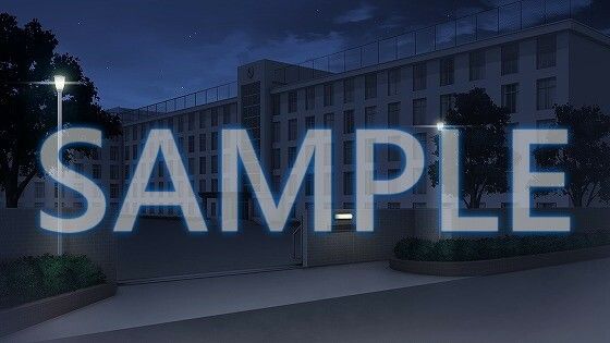 【背景素材】学園 外観（1385_bg04）【時間差分あり】