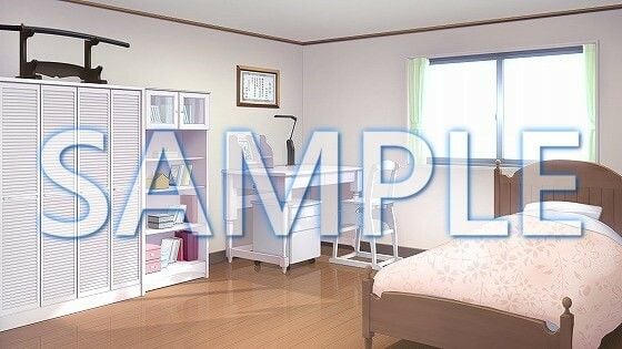 【背景素材】女の子の部屋(1385_bg14)【時間差分あり】