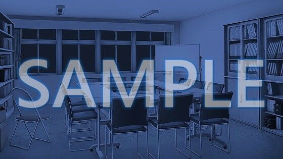 【背景素材】生徒会室(1385_bg16)【時間差分あり】