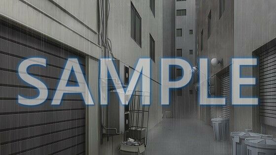 【背景素材】路地裏(1385_bg20)【時間差分あり】