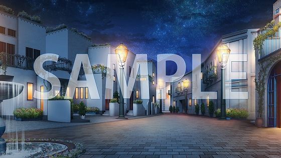 【背景素材】街(7004_bg09)【時間差分あり】