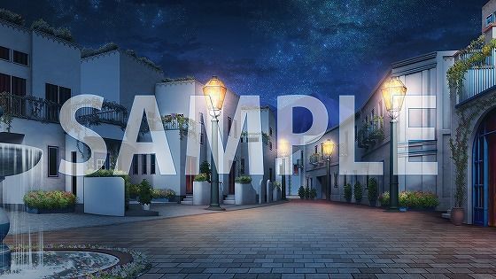 【背景素材】街(7004_bg09)【時間差分あり】