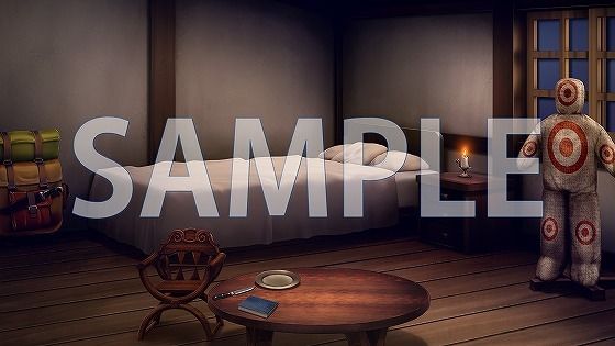 【背景素材】戦士の部屋(6267_bg07)【時間差分あり】