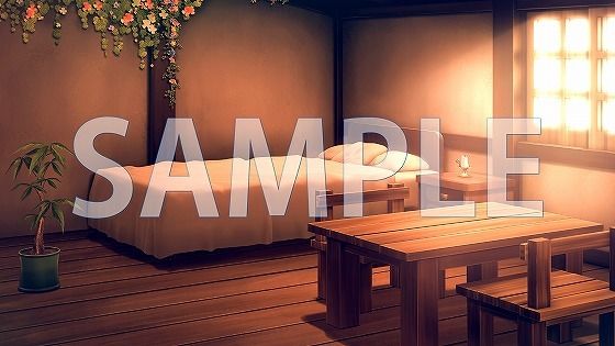 【背景素材】僧侶の部屋(6267_bg08)【時間差分あり】