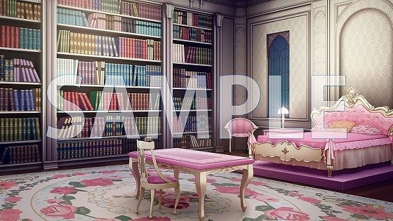 【背景素材】読書家の女の子の部屋(6267_bg10a)【時間差分あり】