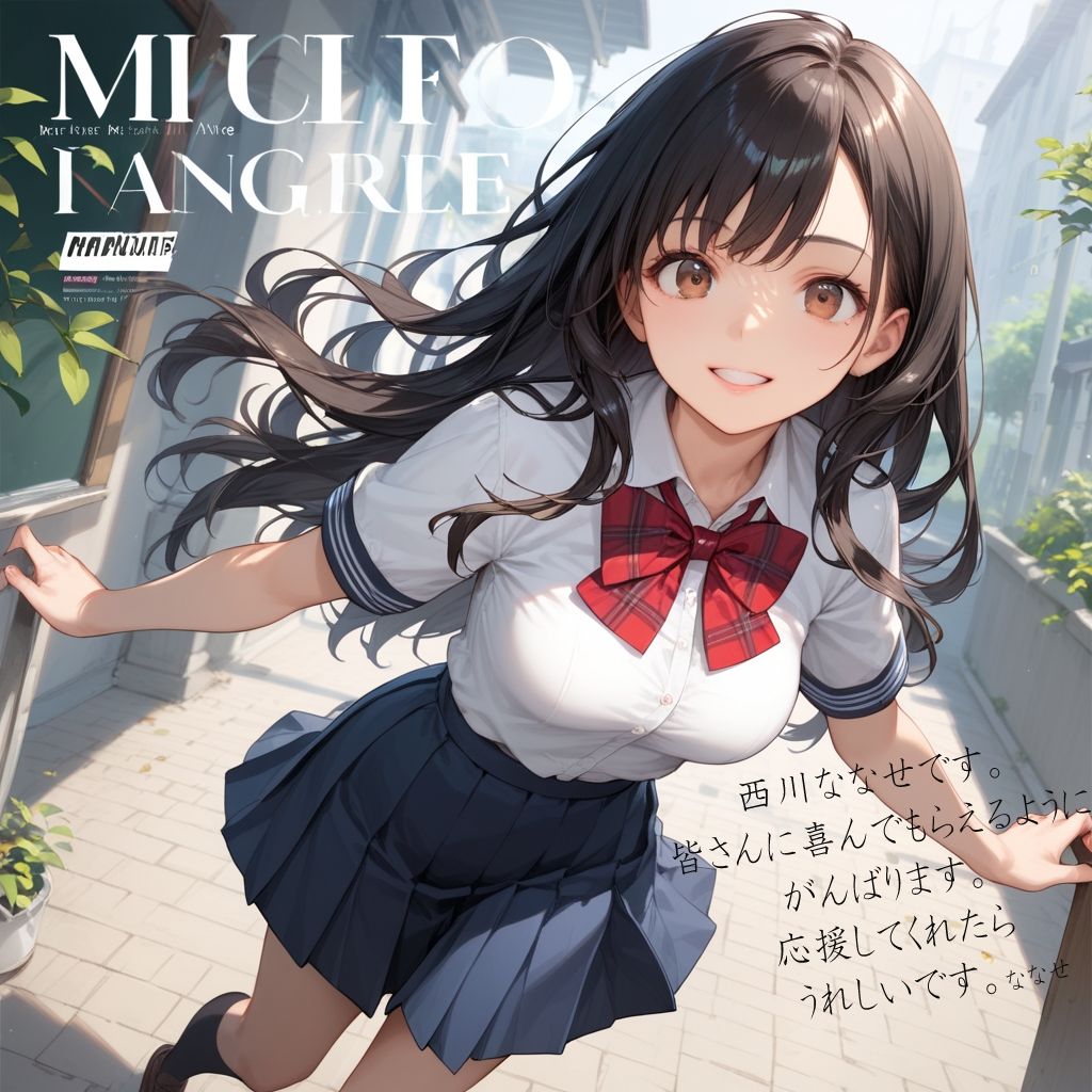 グラビア&裏画像 JKアイドル 西川ななせ