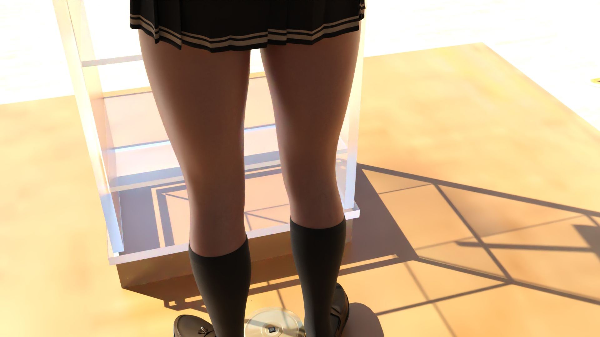 【▲200】生徒会長一ノ瀬廻里・朝の全校演説 3rd-Season(『セーラー服に射精され写真まで撮られる!!怒りと恐怖を生々しく演説』PV17:ニーソに白パンティー編)