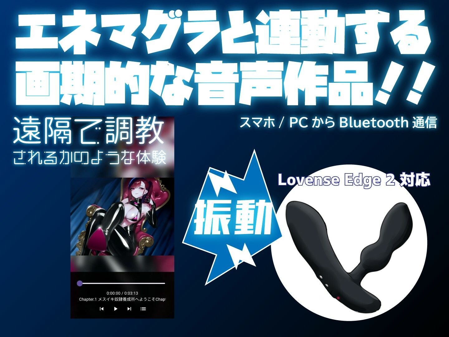 【Lovenseエネマグラ連動】メスイキ奴○リモート養成所