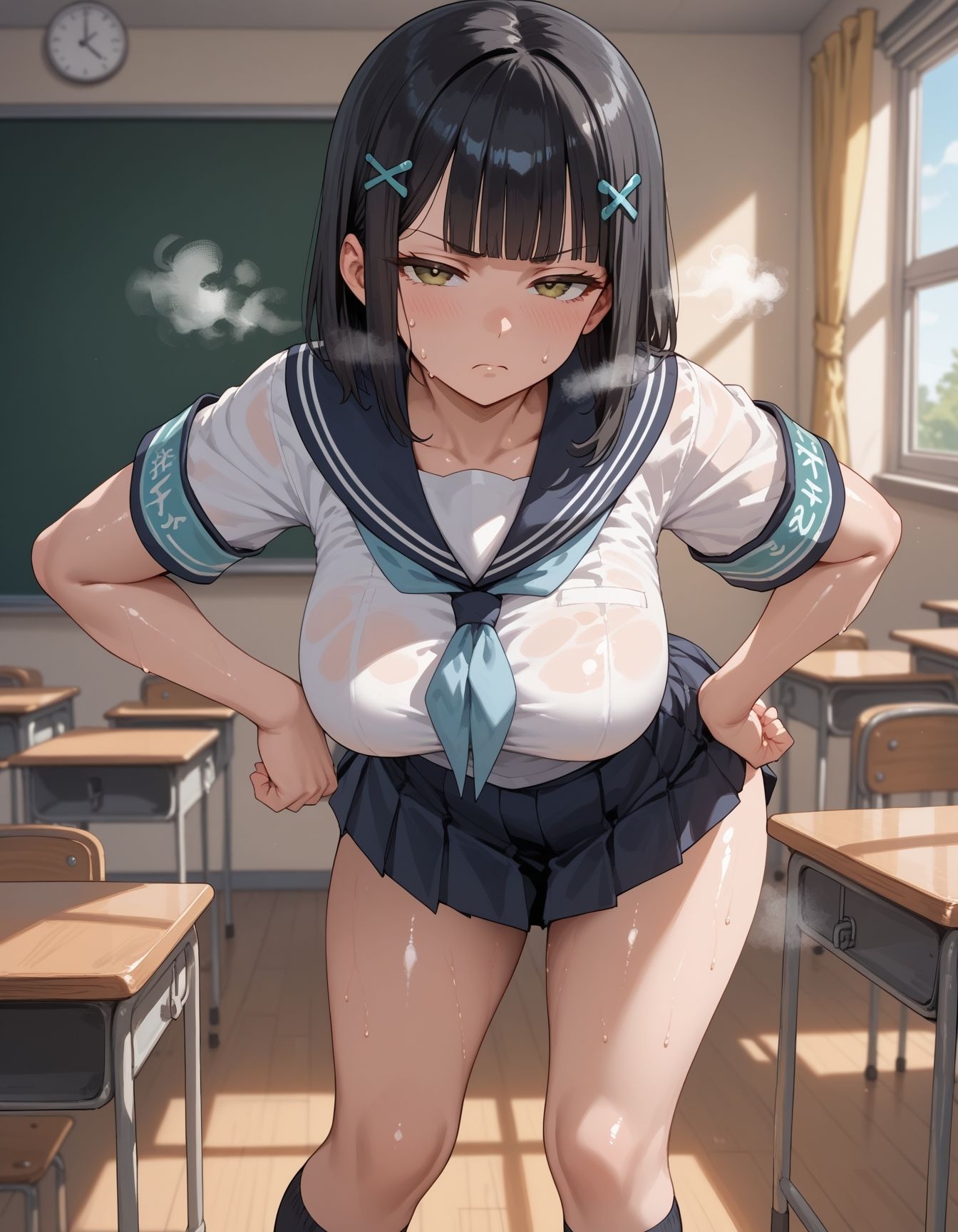 風紀委員の篠宮 雪華(しのみや せつか)は弱みを握られ堕ちる