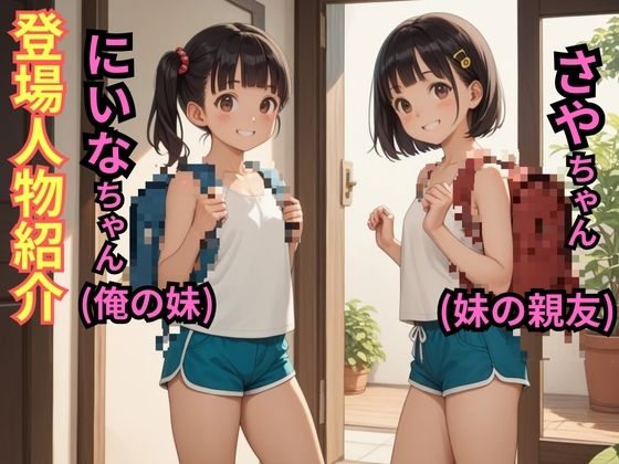 【500枚】妹が友だちを家につれてきたので、ついでに俺も一緒にお風呂に入ることにした【兄と美少女2人の初体験中出しセックス】【処女】